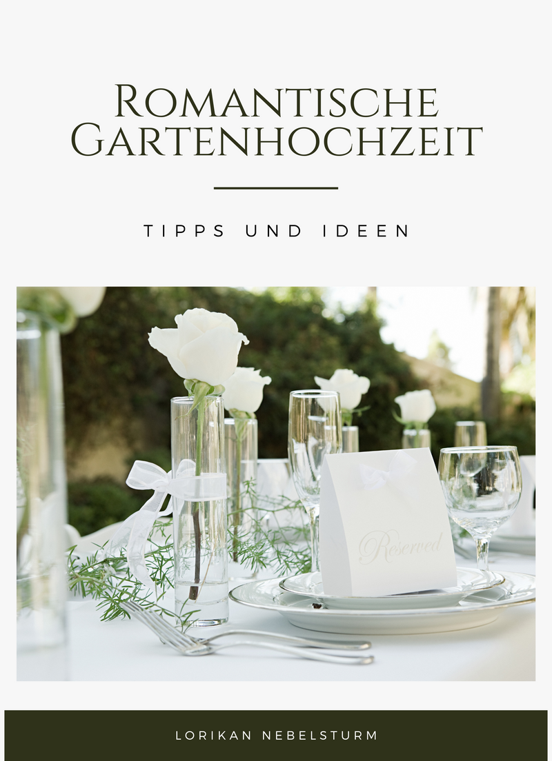 Romantische Gartenhochzeit