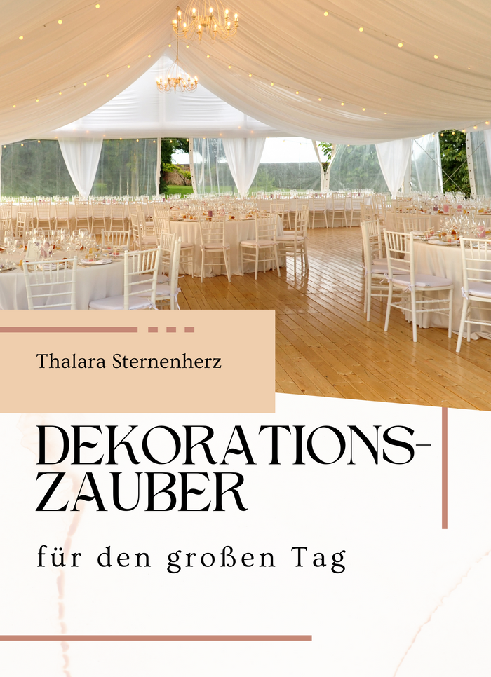 Dekorationszauber für den großen Tag