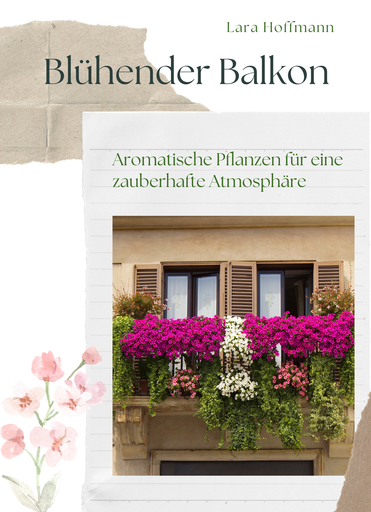 Blühender Balkon