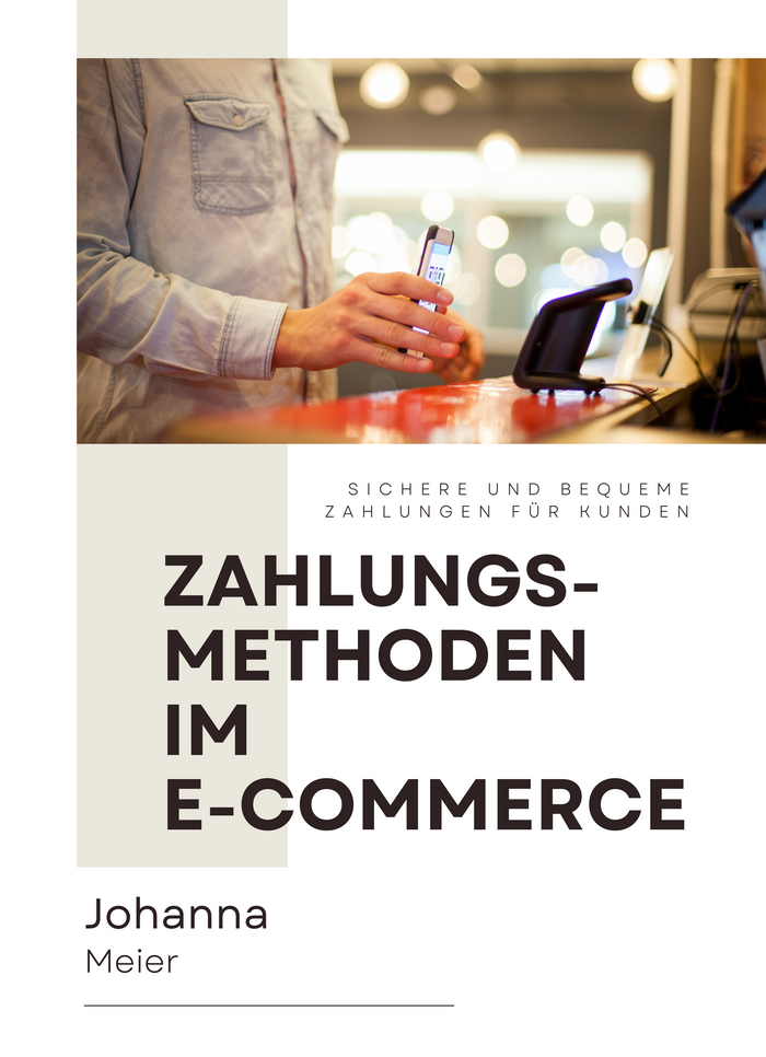 Zahlungsmethoden im E-Commerce